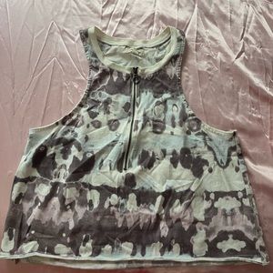 Lightly wore Zip-Up Crop Top